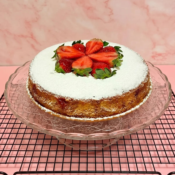 Nuvem de Morango — pão de ló de morango